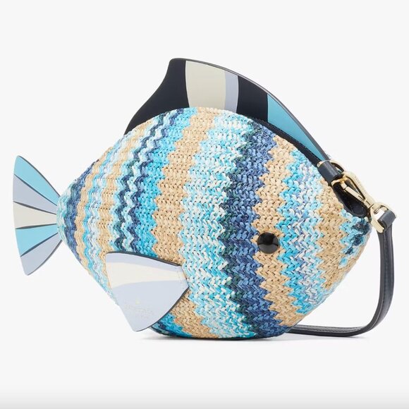 NWT Kate Spade New York What A Catch 3D Fish Crossbody - Picture 2 of 5